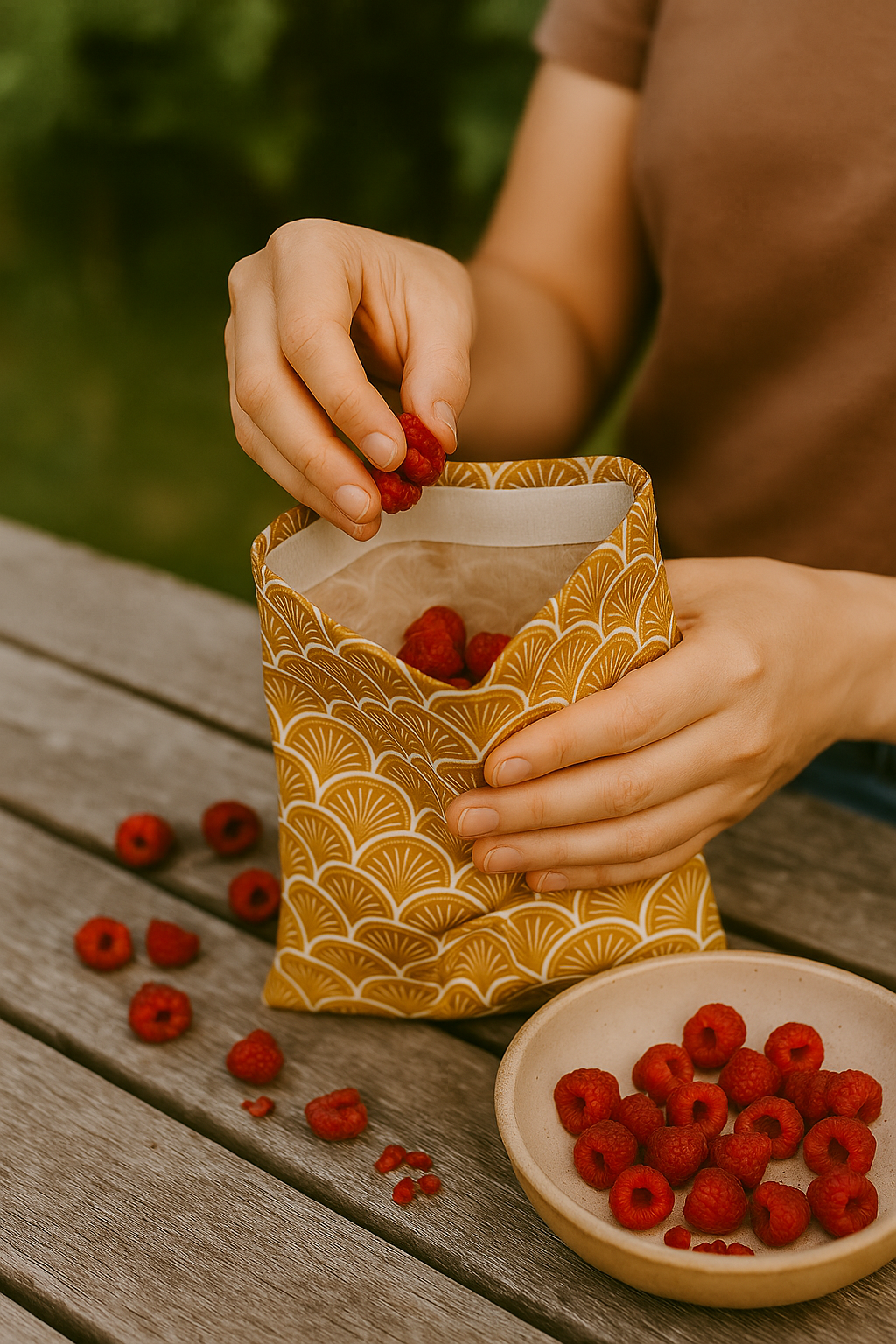 sac congélation lavable fabriqué en France en tissu certifié alimentaire